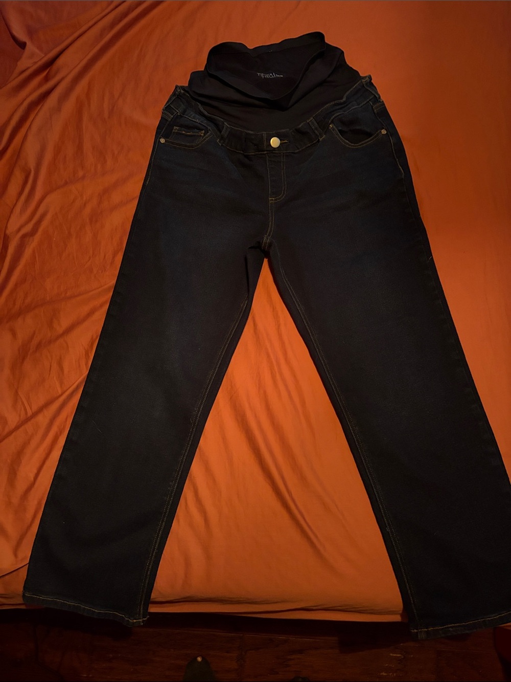 Time and true Dark Blue Women's Maternity Jeans - Stretch Comfort